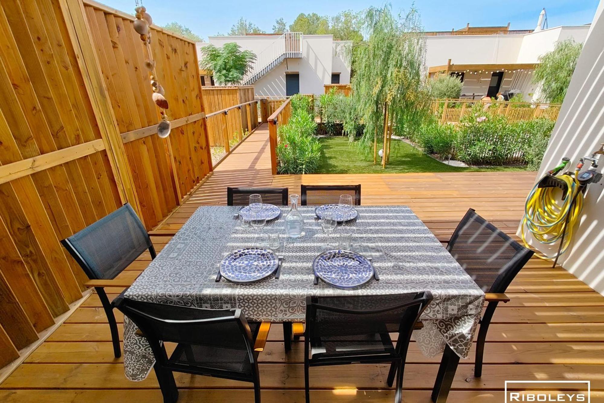 Villa T3 Climatisee En Residence Avec Piscine Vias Buitenkant foto
